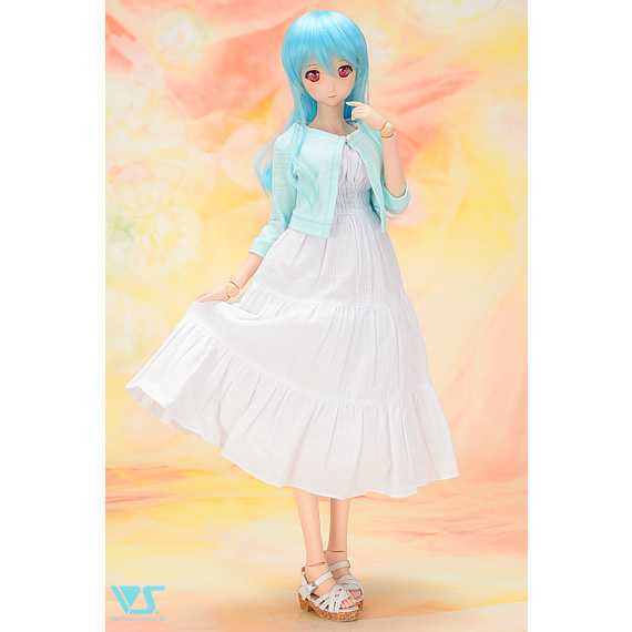定番人気，セール ドルフィードリーム 白ワンピース＆ブルーカーデセット アウトフィット お洋服(服、靴)｜売買されたオークション情報、yahooの商品情報をアーカイブ公開 - オークファン 服、靴