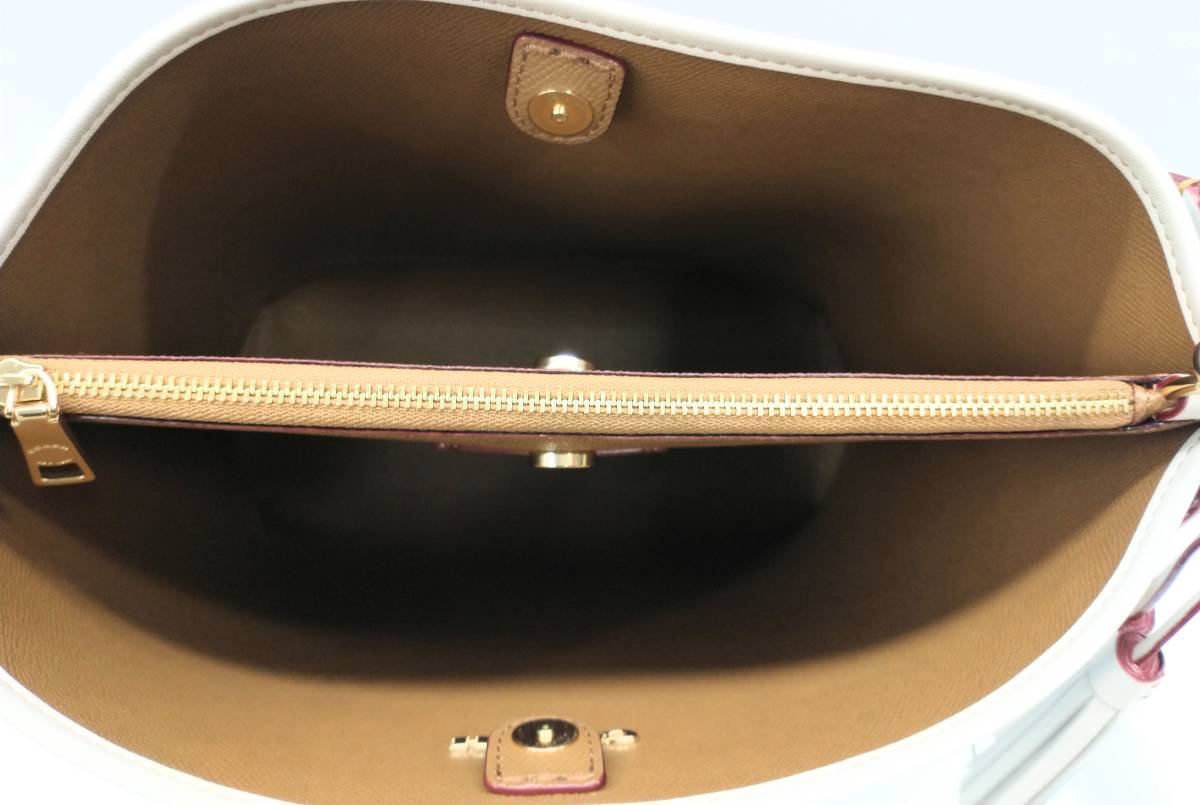 COACH シグネチャー 2way モリーバケット ショルダーバック 