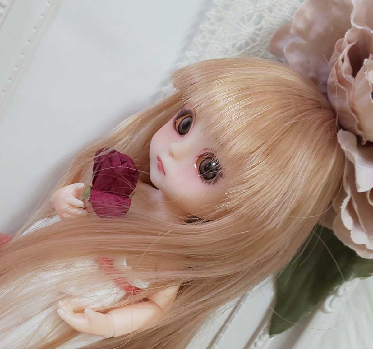 セリアドール ドールヘッド「キュート」 カスタムドール ハンドメイド 