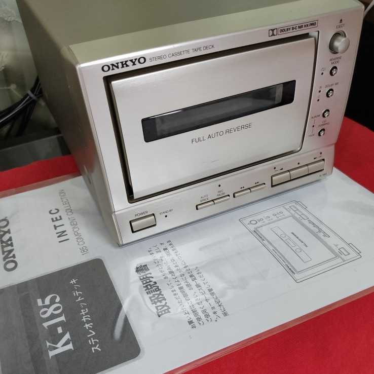 ONKYO - カセットデッキ オンキヨー K-185X ステレオカセットテープ