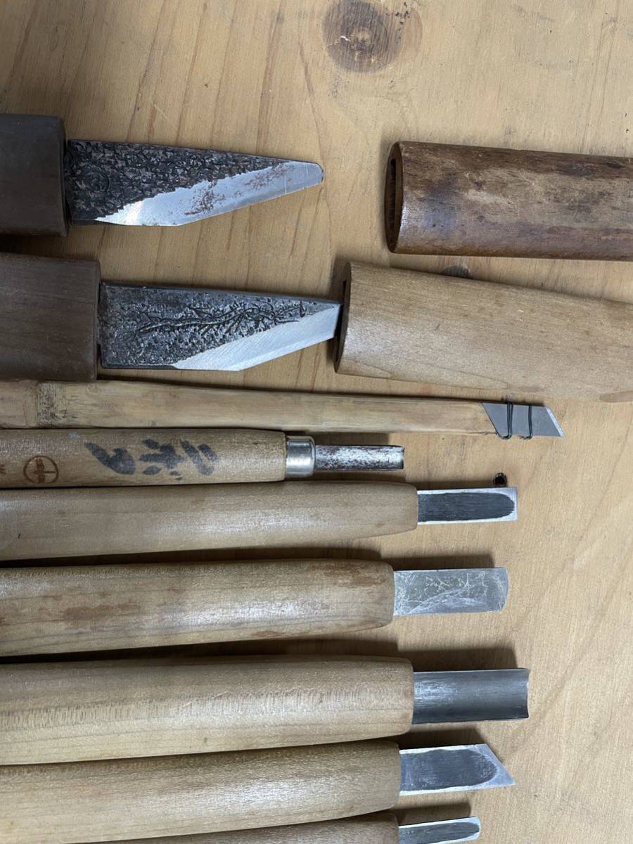 彫刻刀 | 大工道具 三木章 セット 送料無料 木製品 Brown ステンレス鋼 木版カッター 木彫りキット 便利な木工用ナイフ 木彫り用品 彫刻彫刻 研磨剤 5本組セット(グレーケース