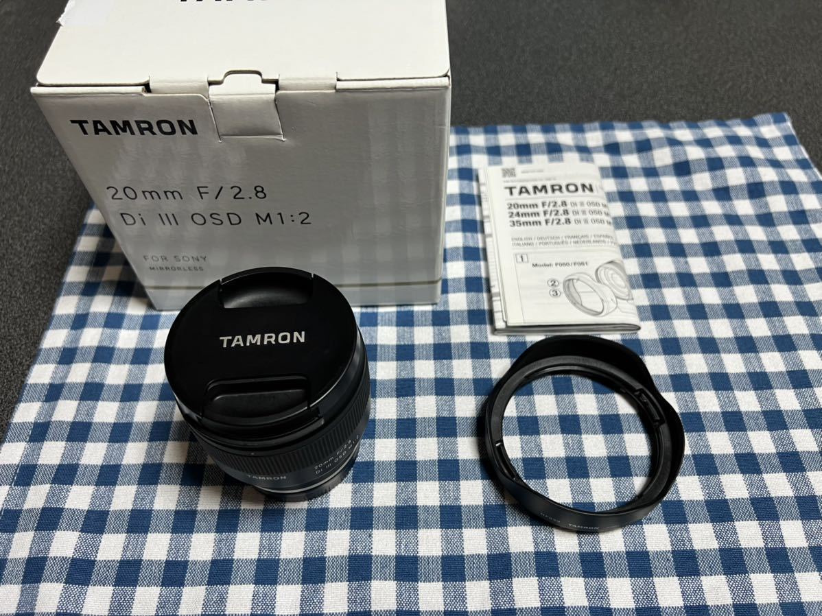 最新作，新品 TAMRON タムロン 20mm F/2.8 Di III OSD M1:2 Model F050 ソニーEマウント 単焦点 広角レンズ(ソニー、ミノルタ)｜売買されたオークション情報、yahooの商品情報をアーカイブ公開 - オークファン ソニー、ミノルタ