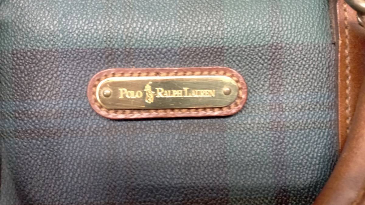 POLO RALPH LAUREN ポロ ラルフローレン ミニ ボストンバッグ ブラック 