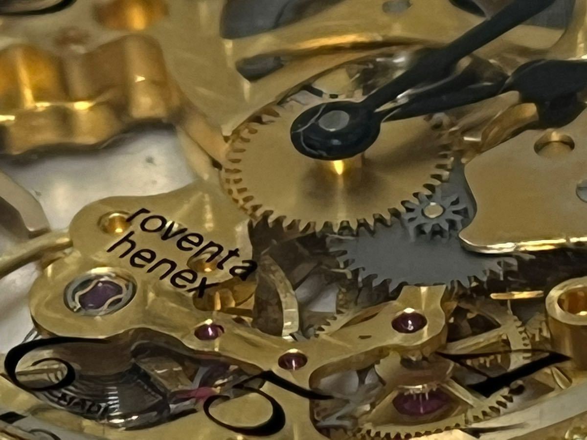 懐中時計 スケルトン ROVENTA HENEX ロベンタへネックス 動作確認済み