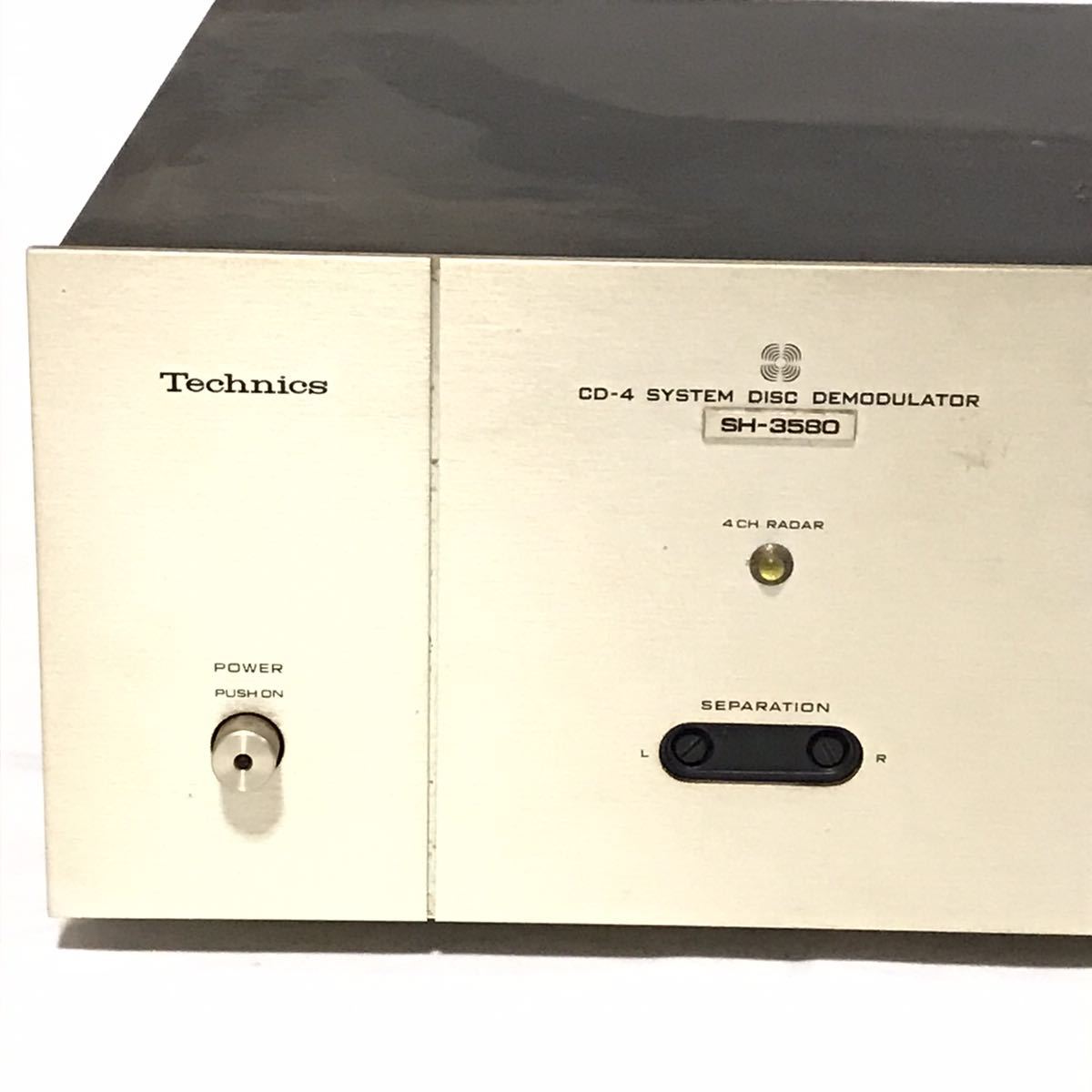 Technics テクニクス SH-3580 CD-4 SYSTEM DISC DEMODULATOR システム