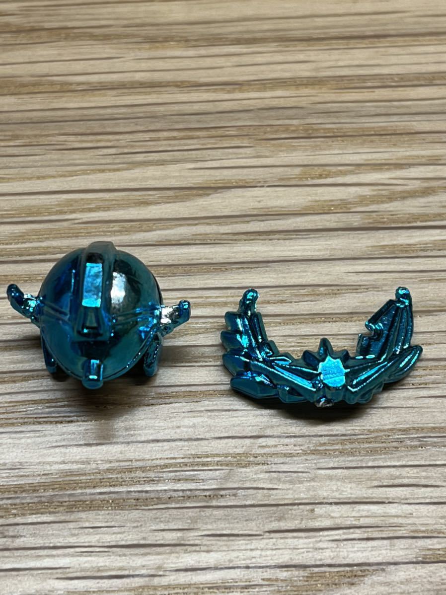 未切‼️完品　美品　SDガンダム ガン消し 烈光頑駄無 烈光の鎧　青メッキ 烈光頑駄無 烈光の鎧 ガン消し SDガンダム 青メッキ 当時物 ライナー未