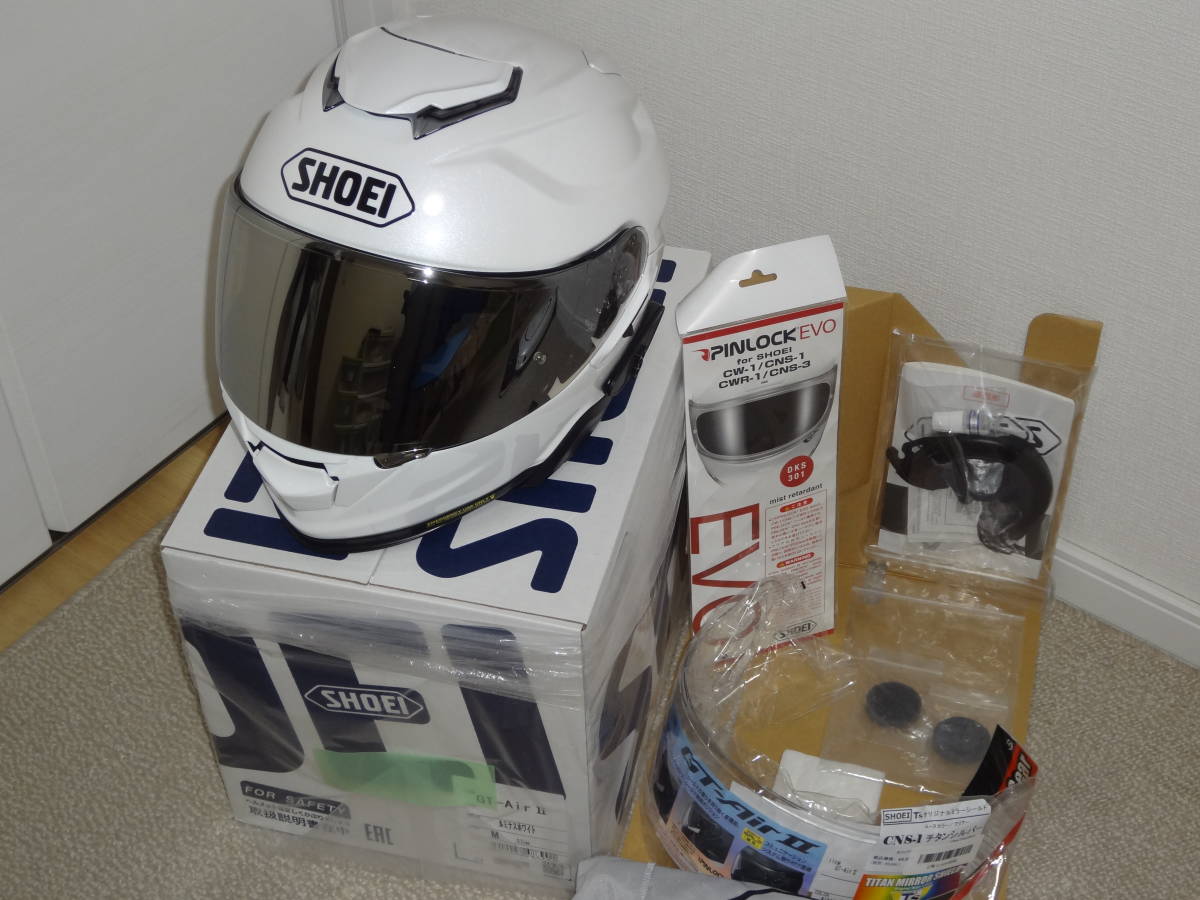 SHOEI GT-AirⅡ GT-Air2 21年製造 ルミナスホワイト M ミッドランド 