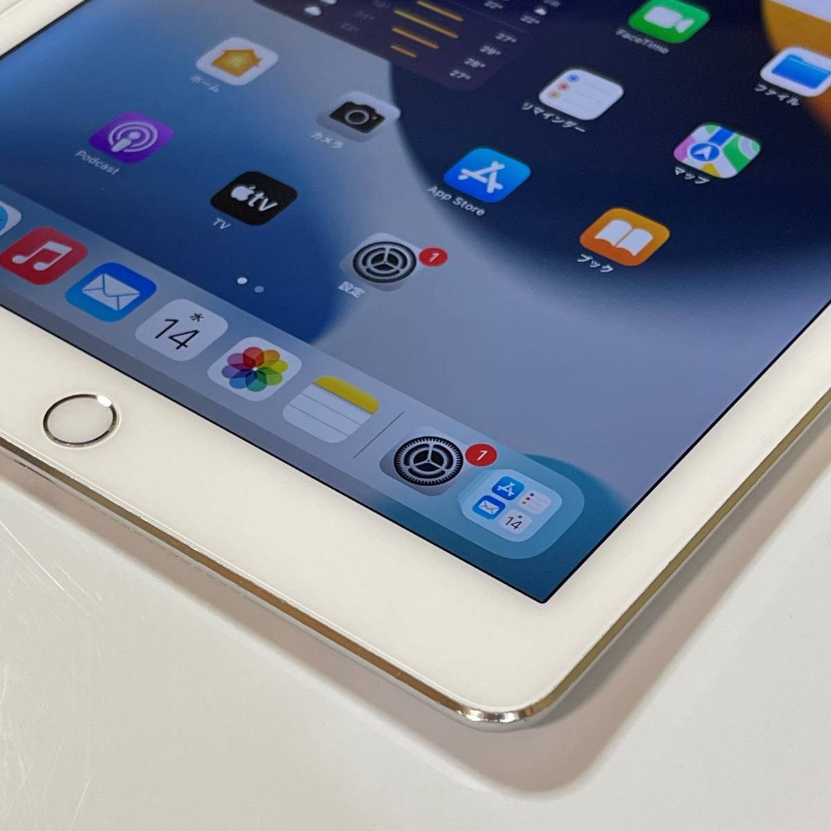 Apple iPad Air 2 シルバー 16GB MGH72J/A Wi-Fi+Cellular A1567 iOS15