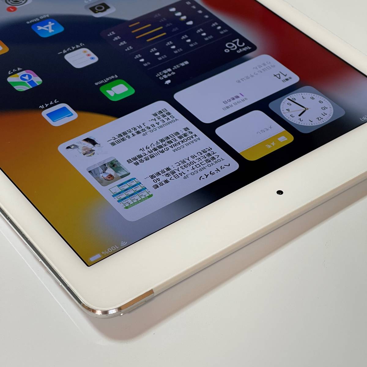 Apple iPad Air 2 シルバー 16GB MGH72J/A Wi-Fi+Cellular A1567 iOS15