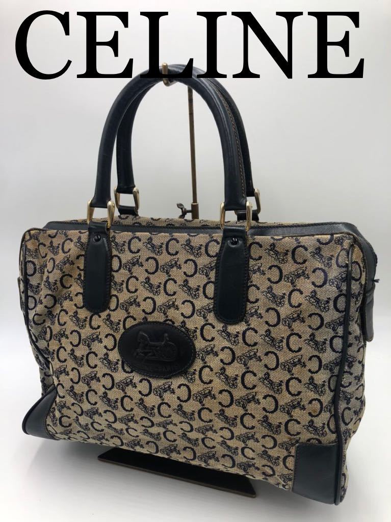 C CELINE(セリーヌ) Circle Boston Bag ヴィンテージ Vintage 中古
