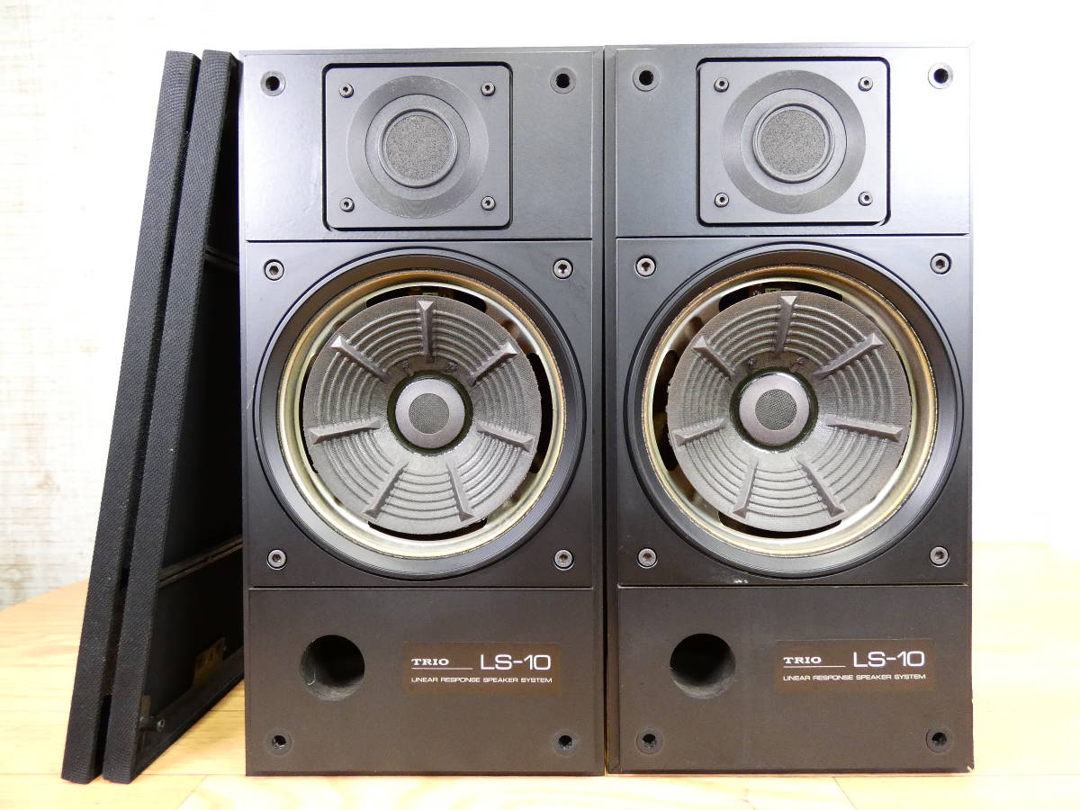 【新作入荷，2025】 TRIO トリオ LS-10 18cm 2ウェイ・バスレフスピ－カ－システム ペア 音響機器 オーディオ ※現状渡し/音出しOK！ @140 (8361)