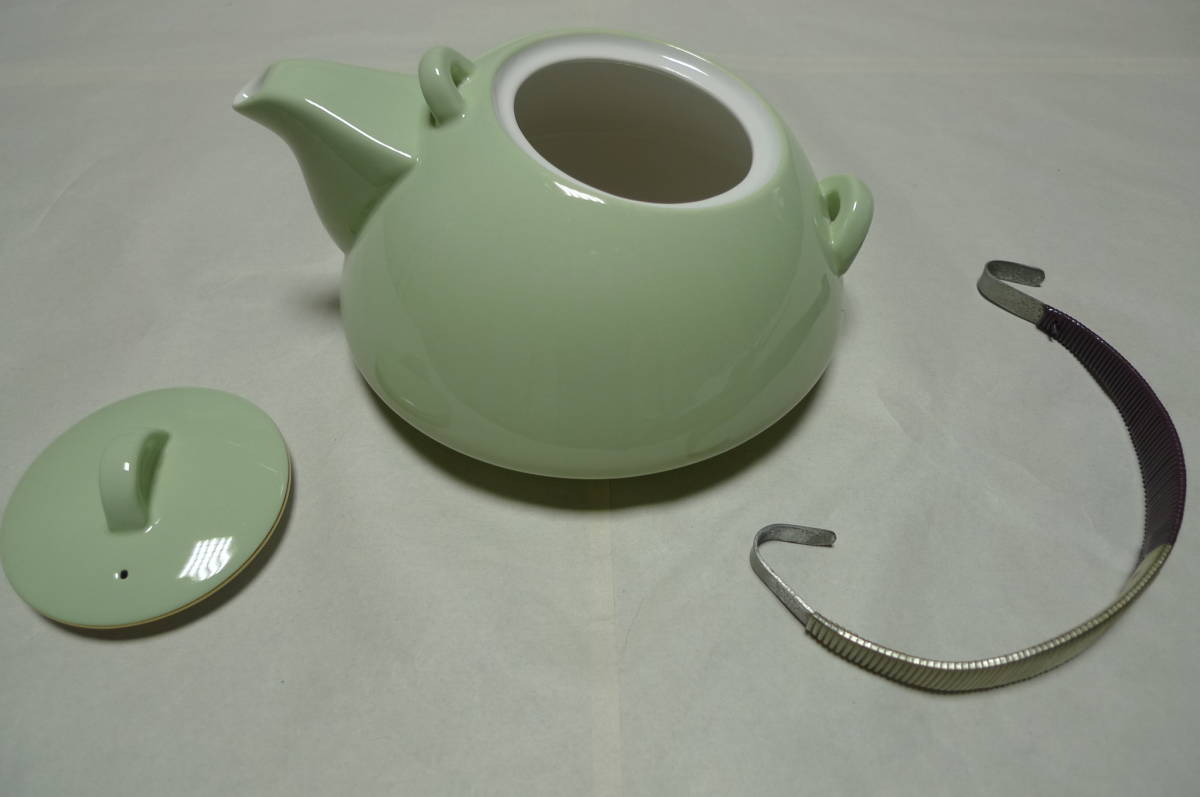 オールド東陶(東洋陶器/TOTO ) 素敵な急須！(薄いグリーン) 美品 