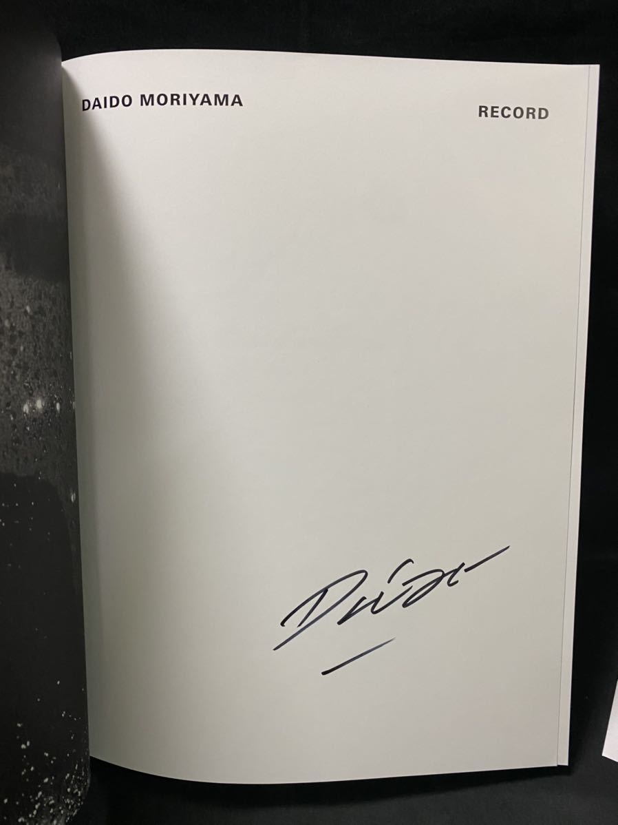 サイン入り 森山大道(MORIYAMA DAIDO)「記録 RECORD(Japanese Edition