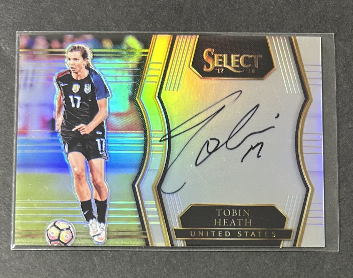 2017-18 Select Soccer Tobin Heath Auto United States 直書きサイン