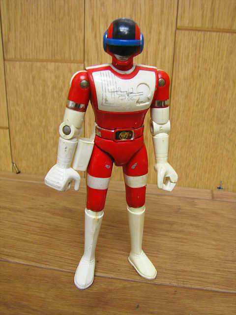 ポピー 超電子バイオマン GC-11 バイオレッド 超合金 バンダイ ⑩当時