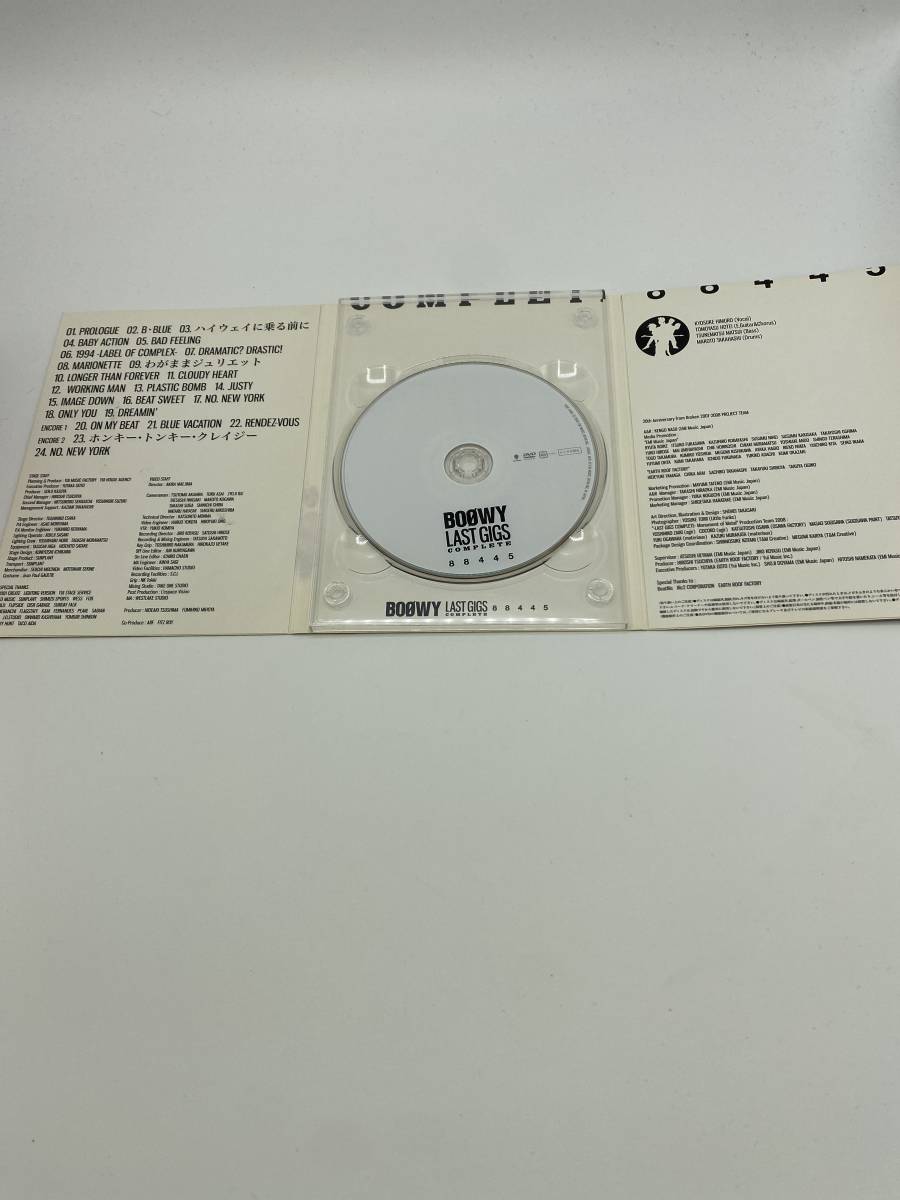 送料無料 BOOWY LAST GIGS COMPLETE 初回盤 DVD ボーイ_2