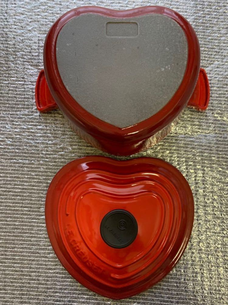 ル・クルーゼ ココット ダムール 18cm ヴィンテージ チェリー レッド