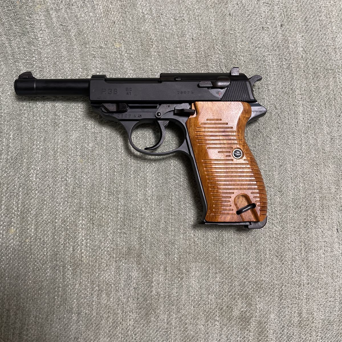 マルゼン ワルサーP38 ガスガン ウッドグリップ