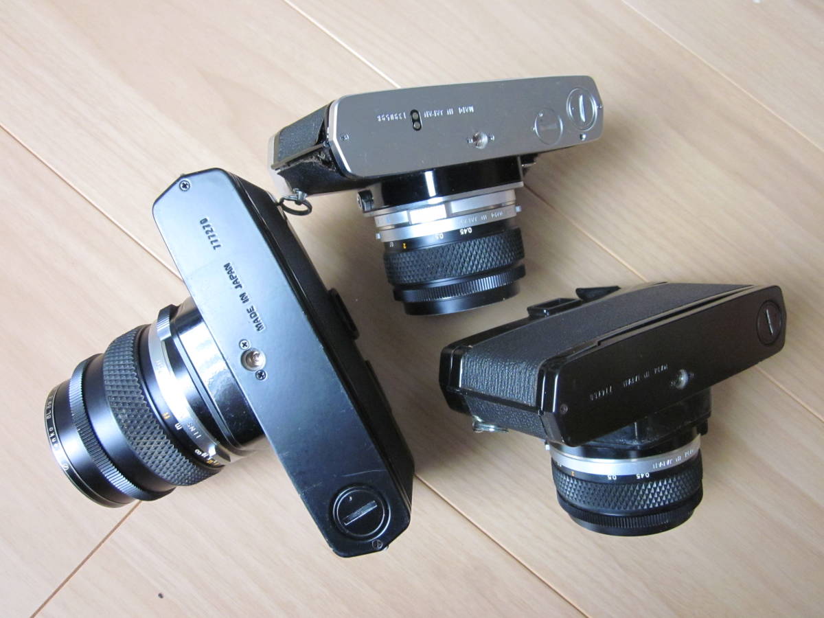 ジャンク品、オリンパス OLYMPUS OM-1 ブラック、シルバー合計3台、レンズ付き OM-1 OLYMPUS オリンパス ボディのみ 一眼レフフィルムカメラ by