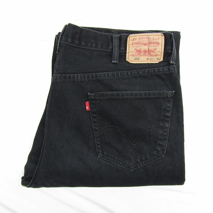 0 USA製 先染め ブラック Levi'sリーバイス 80s デニムパンツ W30 90s