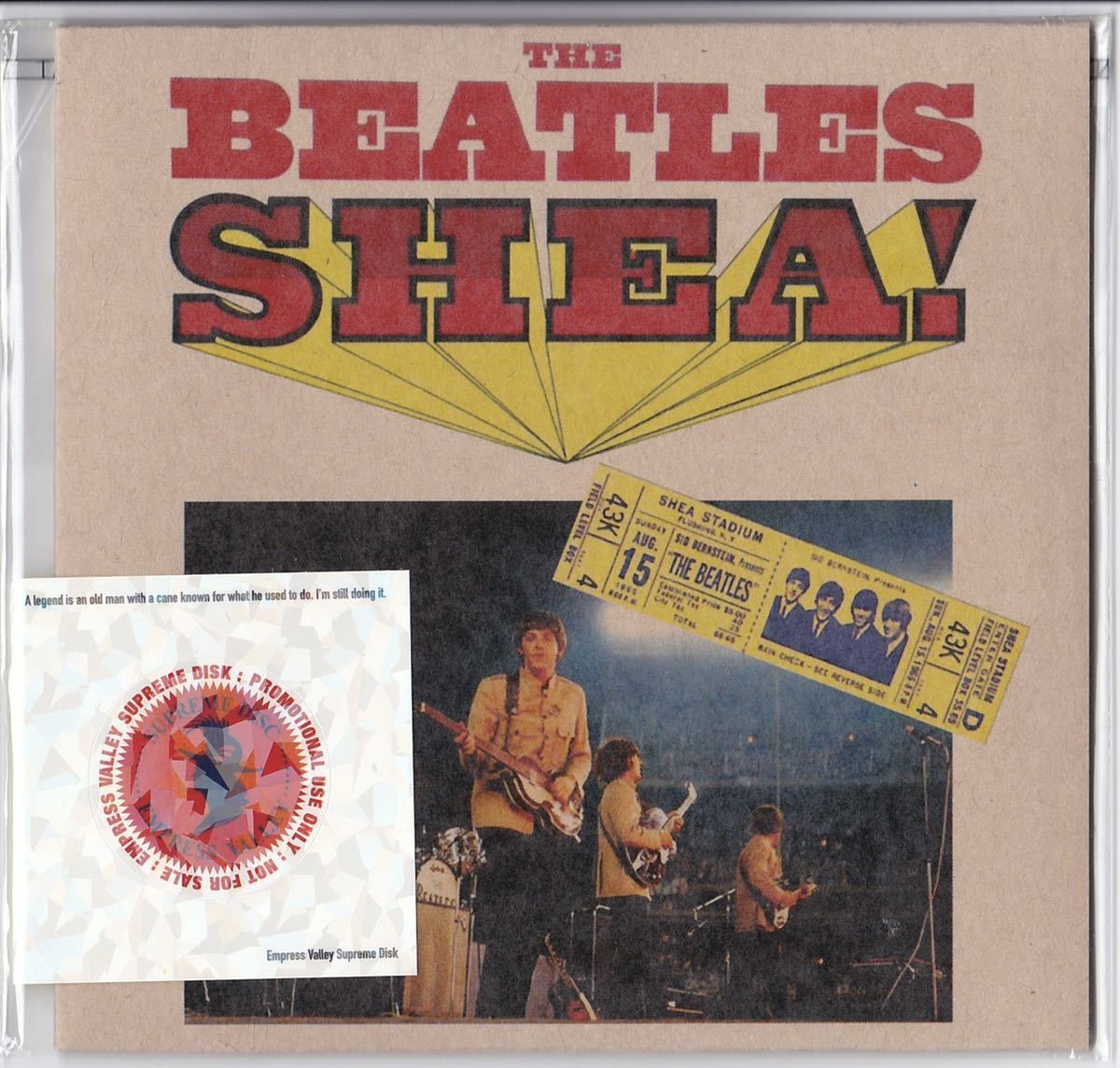 全国無料，新品 Empress Valley THE BEATLES / SHEA 1965 CD ザ ビートルズ(その他)｜売買されたオークション情報、yahooの商品情報をアーカイブ公開 - オークファン B