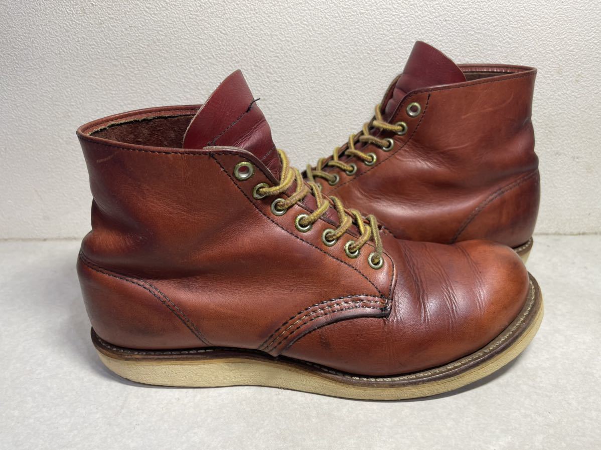 REDWING レッドウイング 8166 アイリッシュセッター プレーントゥ 赤茶 