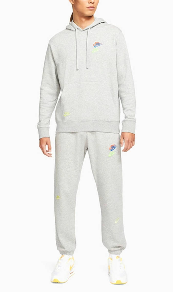 新品□NIKE ナイキ〔L〕スウェット 上下セット パーカー パンツ グレー