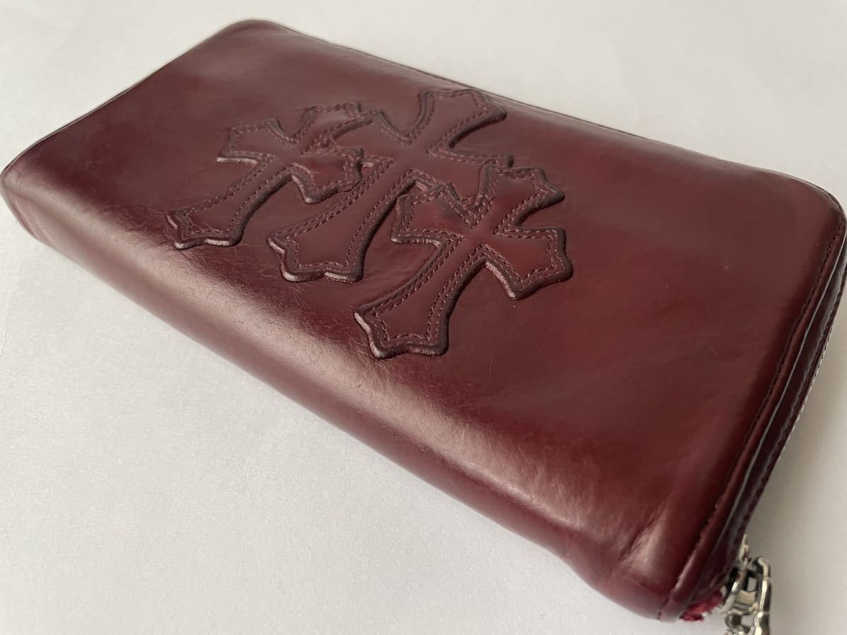 CHROME HEARTS Wallet クロムハーツ 長財布 3セメタリー クロス CHROME HEARTS Wallet クロムハーツ 長財布 3セメタリー クロス