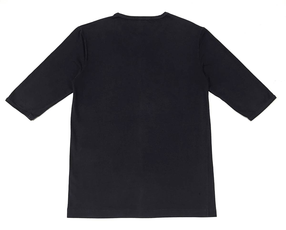 初期 RAF SIMONS ARCHIVES カレッジプリント ストレッチ 5分袖 Tシャツ 