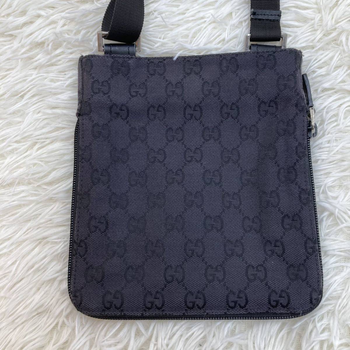 GUCCI グッチ キャンバス ショルダーバッグ ミニ GG柄 肩掛け 斜め掛け 