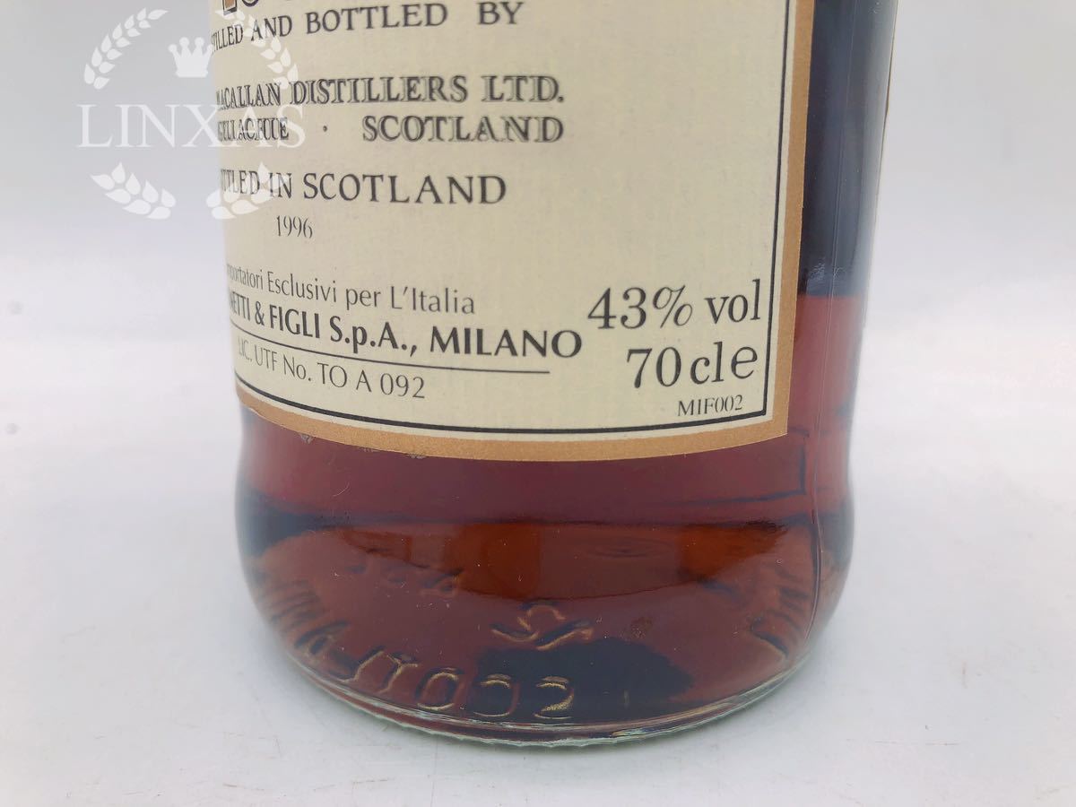 未開栓】THE MACALLAN ザ ・マッカラン 1978 -1996 オールドボトル 18
