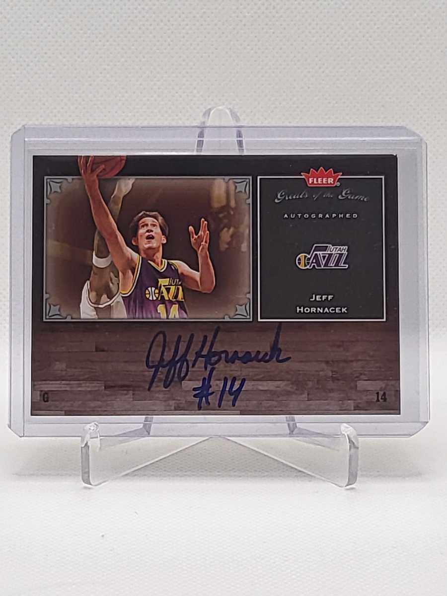 Jeff Hornacek 直書きオート 2005-06 Fleer Greats of the Game auto