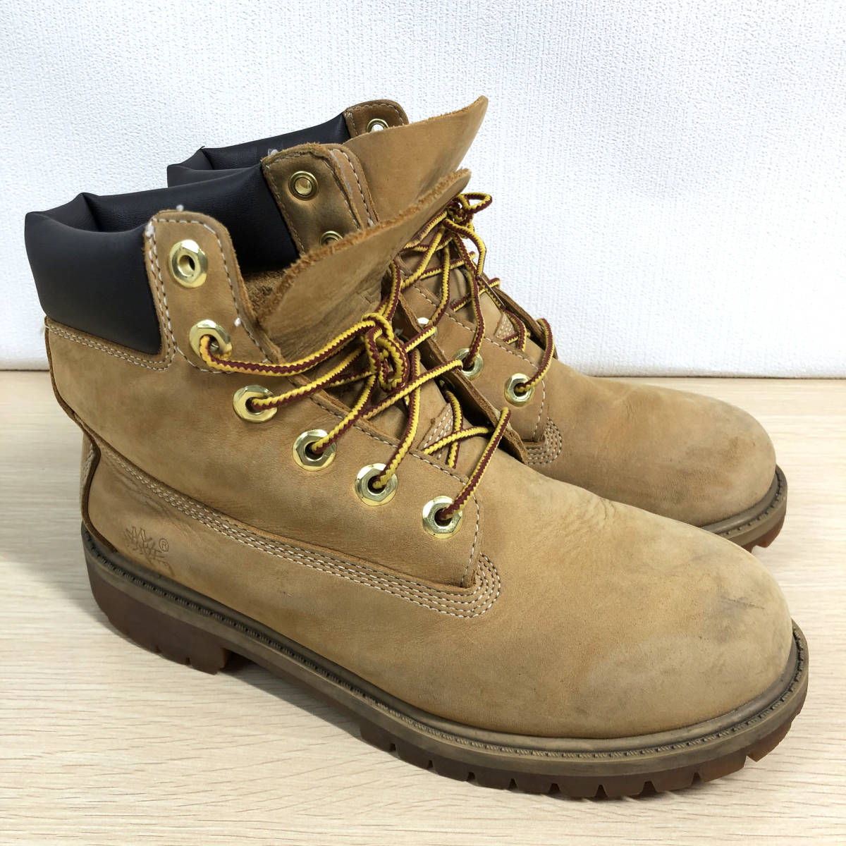Timberland ティンバーランド 12909 レディース レザー ショート ブーツ 22.5cm キャメル 菊NS(女性用)｜売買された ...