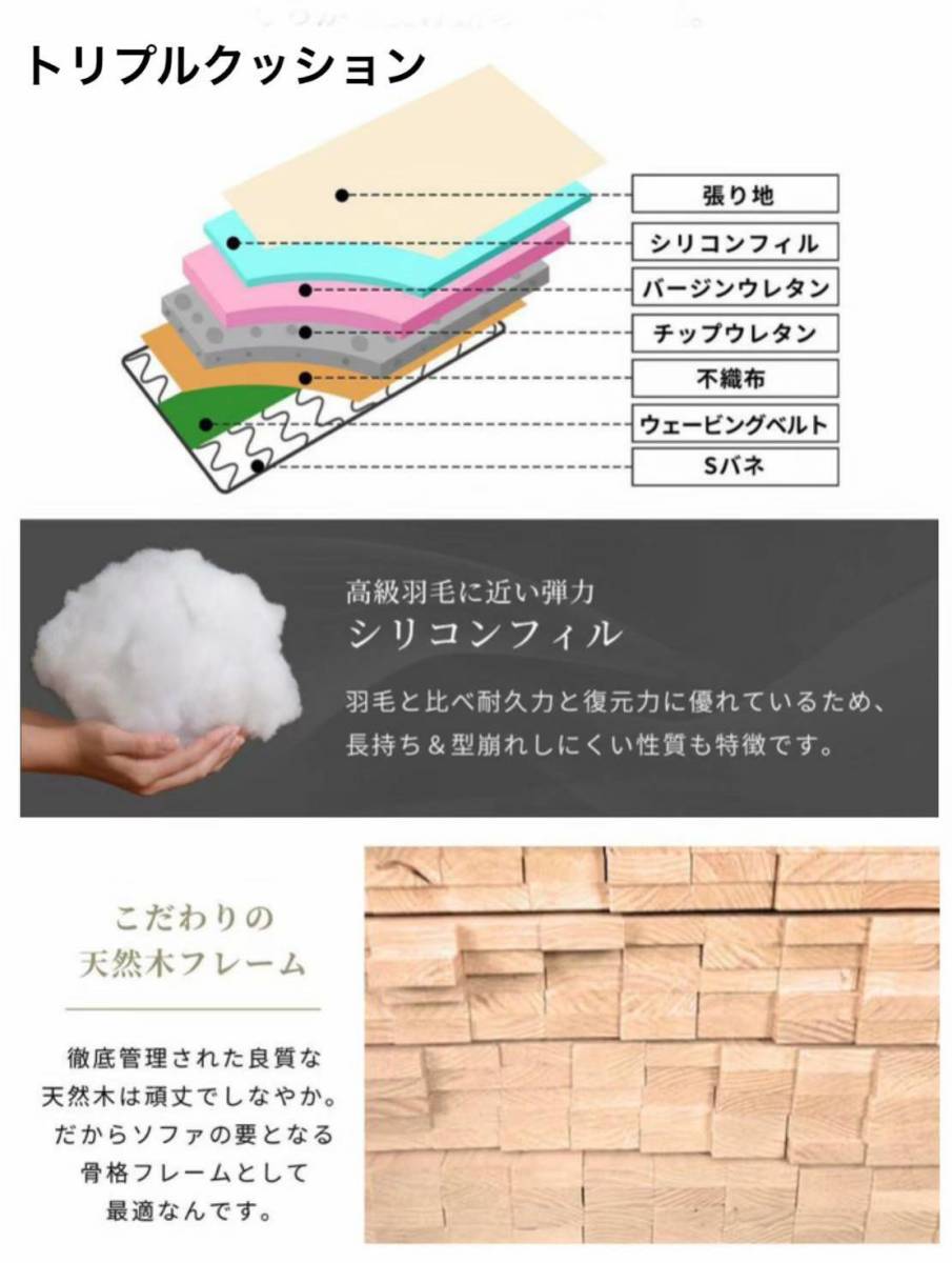 ソファ 幅170cm 3P 3人掛け ワンルームに置ける3人掛けソファ｜公式家具通販のremembrance 3人掛けソファ 合皮レザー PVC ソファー おしゃれ 三人掛け 三人 圧縮ソファ 送料無料幅170 | 可動式アームレスト