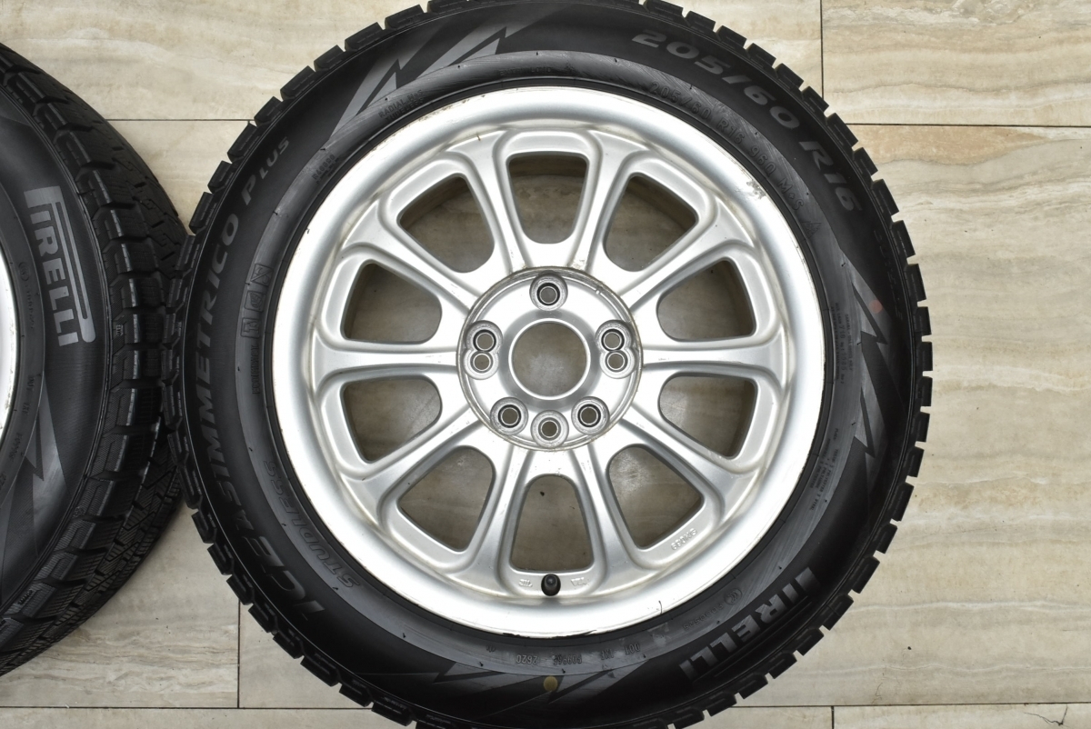 2020年製 バリ溝】10スポーク 16in 7JJ +40 PCD114.3 ピレリ アイス