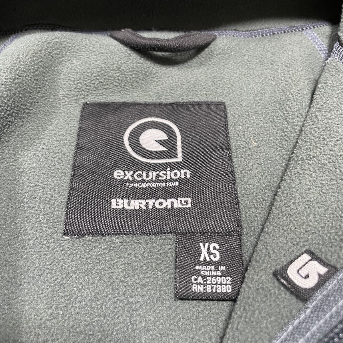 希少 BURTON excursion HEAD PORTER PLUS フリースジャケット バートン 