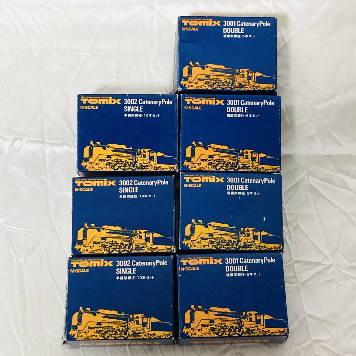 SK TOMIX Nゲージ 3001 複線架線柱 5本セット ×4 3002 単線架線柱 10本 