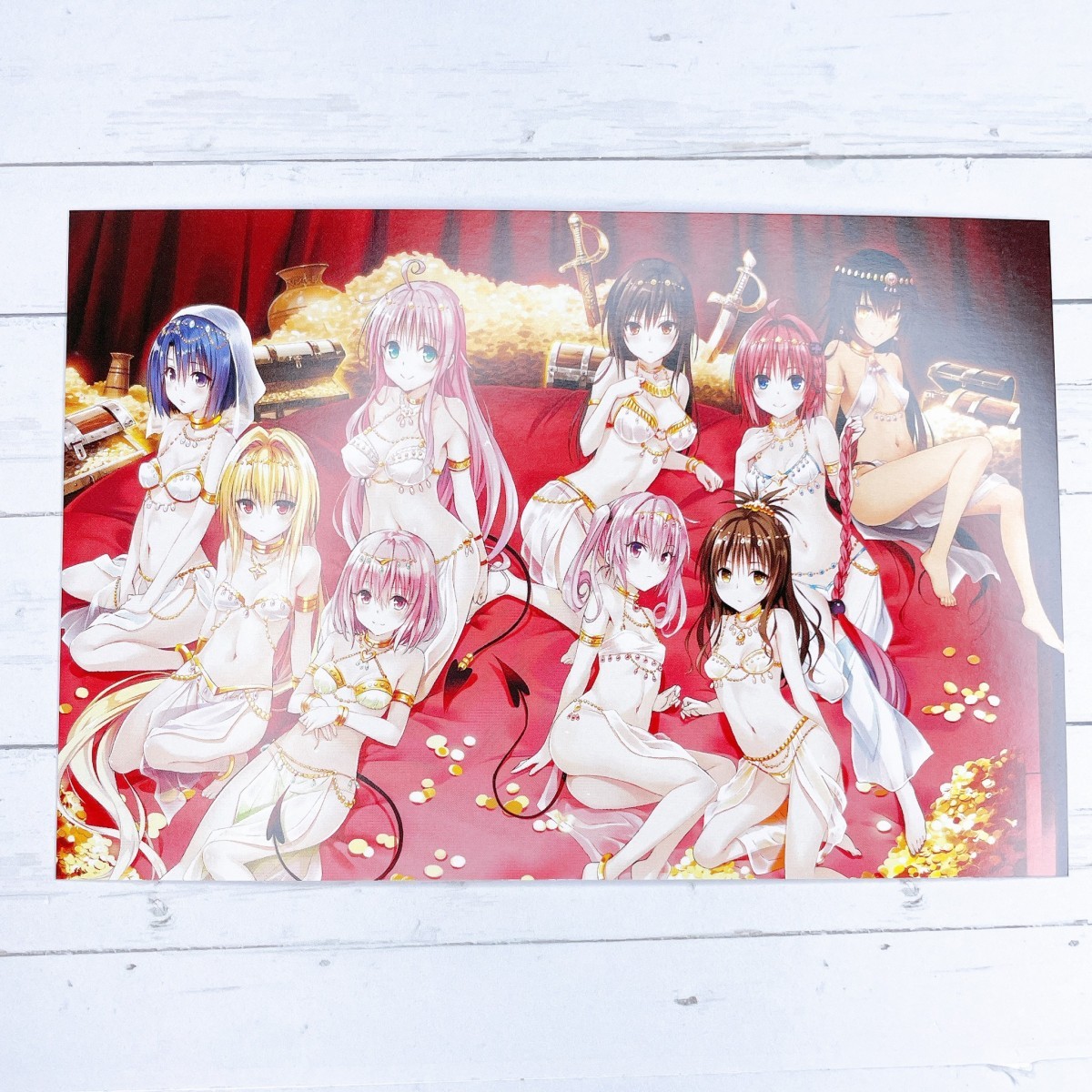 ☆ To LOVEる とらぶる 15周年記念原画展 ポストカード ナナ モモ ララ
