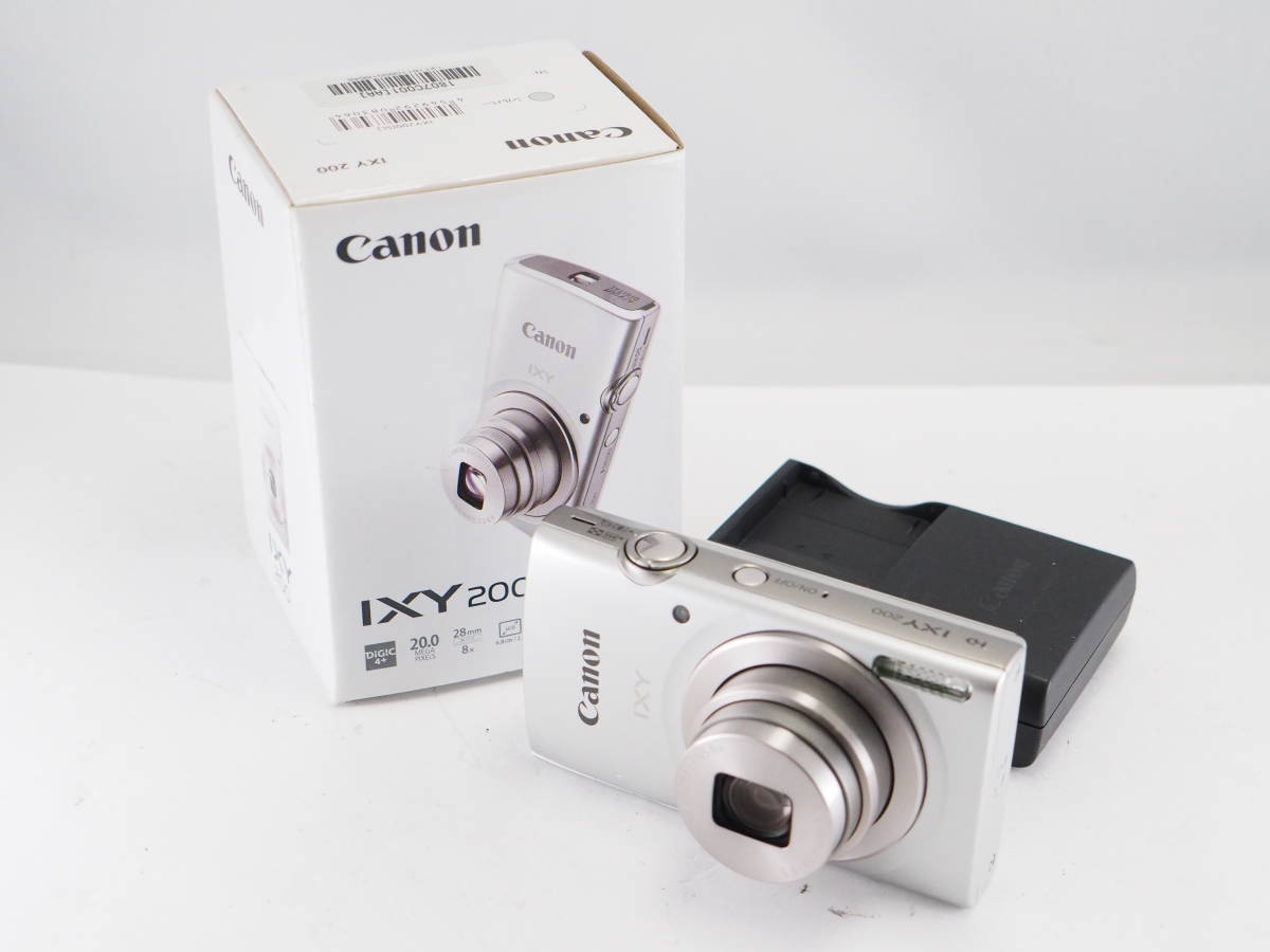 ☆売り切り☆CANON キャノン IXY 200 充電器、説明書付き コンパクト 