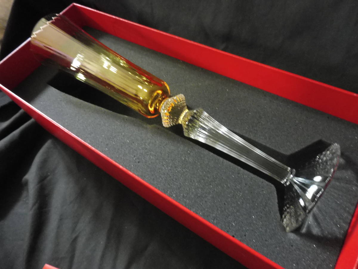 新品箱付 バカラ Baccarat ミルニュイ フルーティッシモ MILLE NUITS シャンパングラス 29.5cm ミルニュイ バカラ フルーティッシモ ミルニュイフルー 0 フルーティッシモの通販