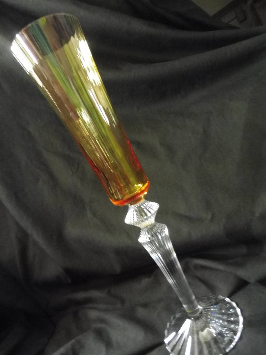 新品箱付 バカラ Baccarat ミルニュイ フルーティッシモ MILLE NUITS シャンパングラス 29.5cm ミルニュイ バカラ フルーティッシモ ミルニュイフルー 0 フルーティッシモの通販
