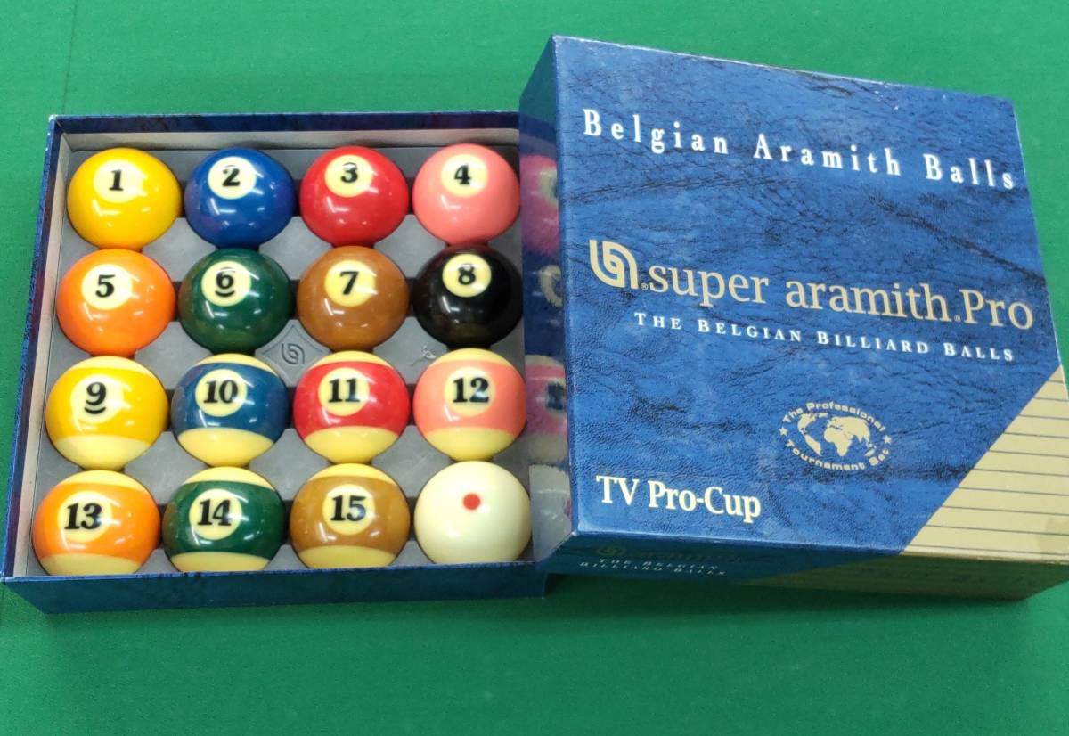 Super Aramith Pro アラミス プロ ビリヤードボールセット 日本玉
