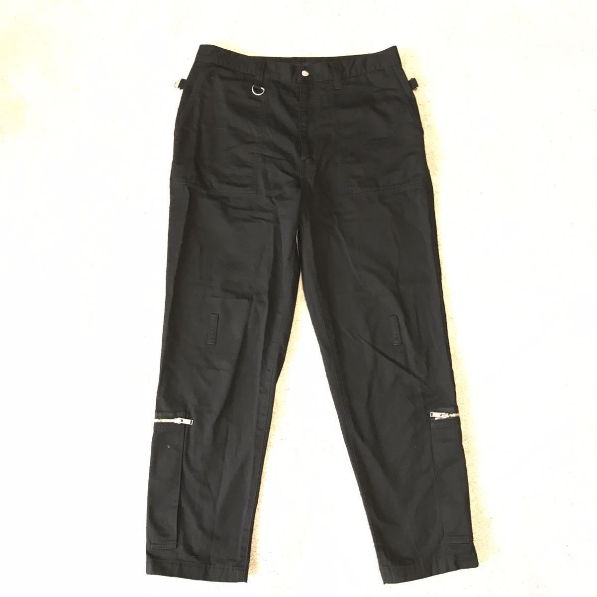 アンダーカバー 20SS カツラギフライトパンツ ブラック 4 / undercover 