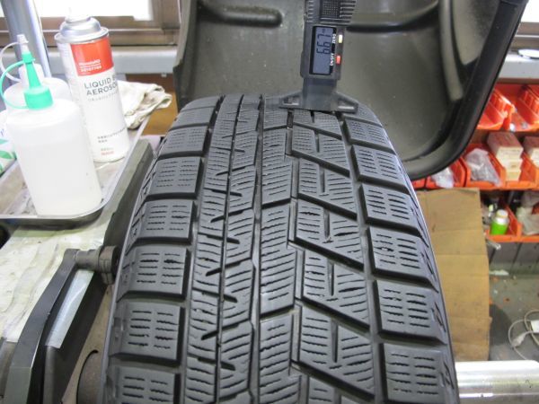 1F 30プリウス 前期純正アルミスタッドレス 195/65R15 ヨコハマアイスガードIG60 PCD100 6J 4本 ホイールカバー付 30系プリウス 30プリウス