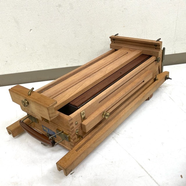 フランス製 木製イーゼル MODELES BREVETES ET DEPOSES 折りたたみ
