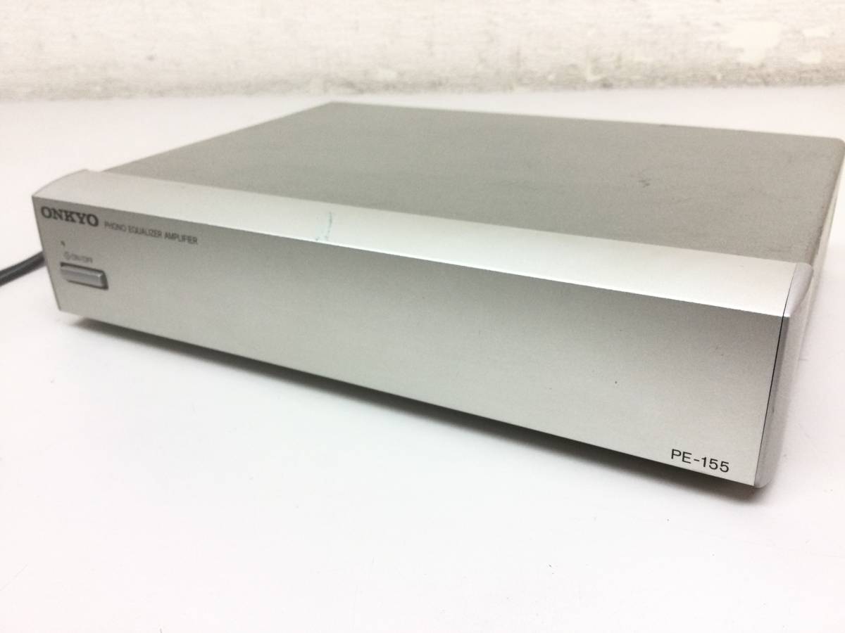 ONKYO フォノイコライザーアンプ PE-155 ONKYO オンキョー フォノイコライザーアンプ PE-155 【公式通販】