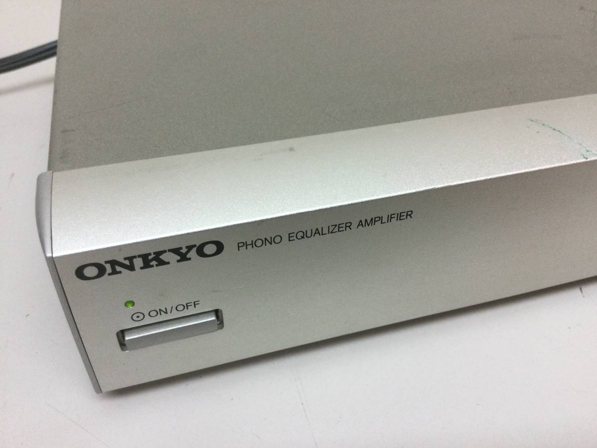 オーディオ機器 ONKYO PE-155 フォノイコライザーアンプ MC MM