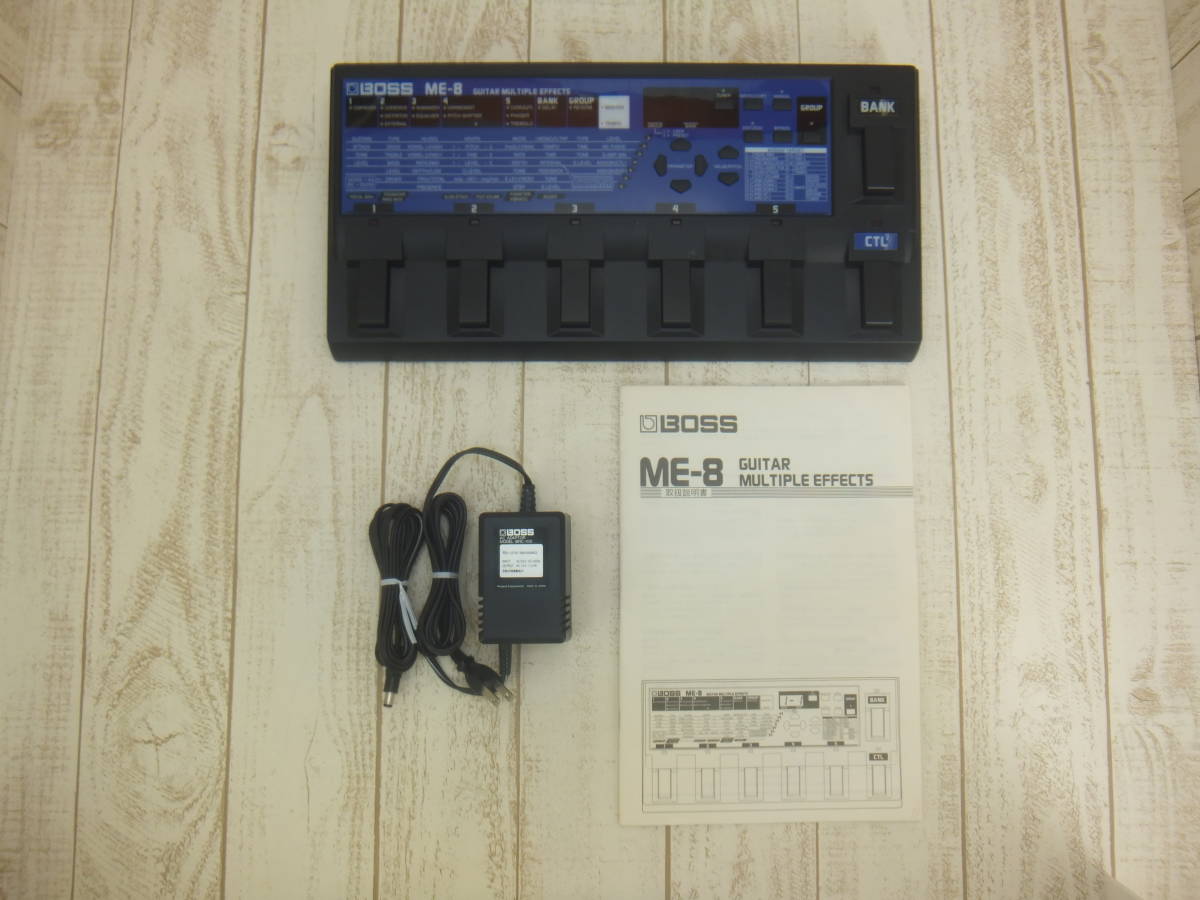 動作確認済BOSS マルチエフェクター BE-5 アダプター 動作音出し確認