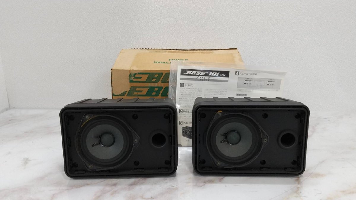 △2418 ジャンク品 オーディオ機器 スピーカー BOSE 101MM ペア ボーズ