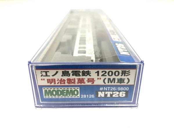 MODEMO 28126 NT26 江ノ島電鉄 1200形 明治製菓号 M車 Nゲージ 鉄道